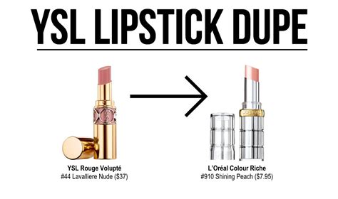 ysl lipstick dupes|best ysl lipstick shades.